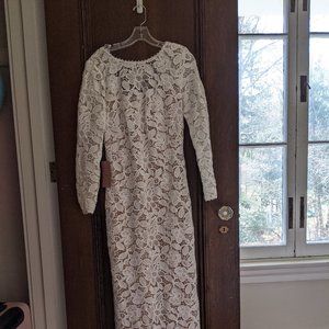 Size 6 white lace dress